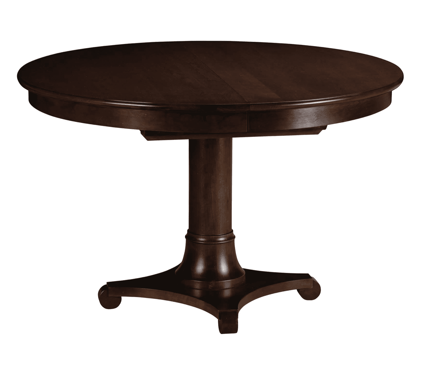 Meyer 42″ Round Pedestal Table with Butterfly Leaf