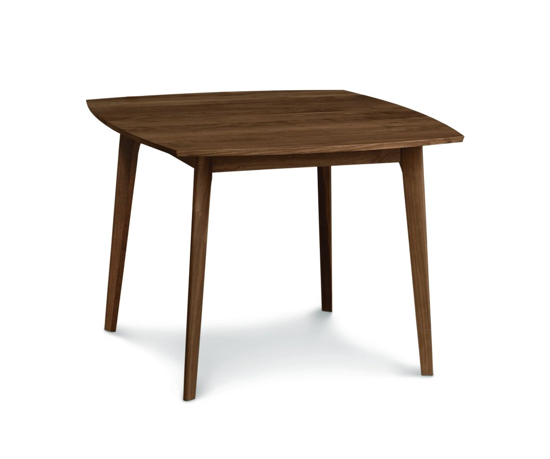 CATALINA Square Fixed-Top Table in WALNUT
