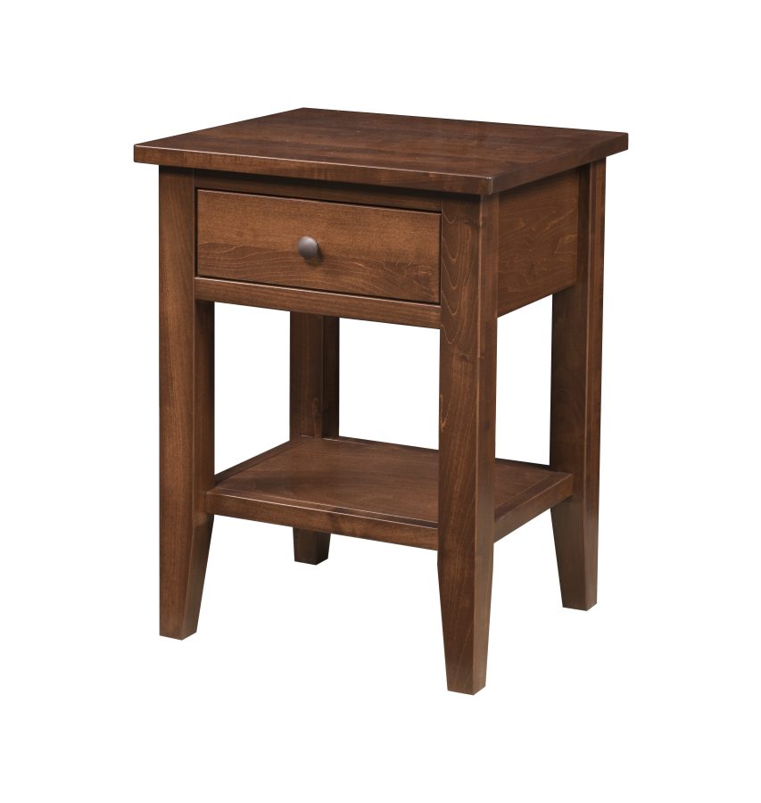 Chelsea Open Night Stand with 1 Drawer