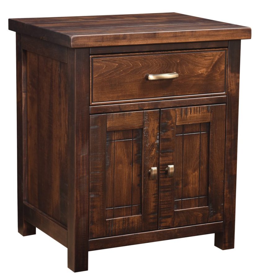 Timbermill Collection 1-Drawer, 2-Door Nightstand