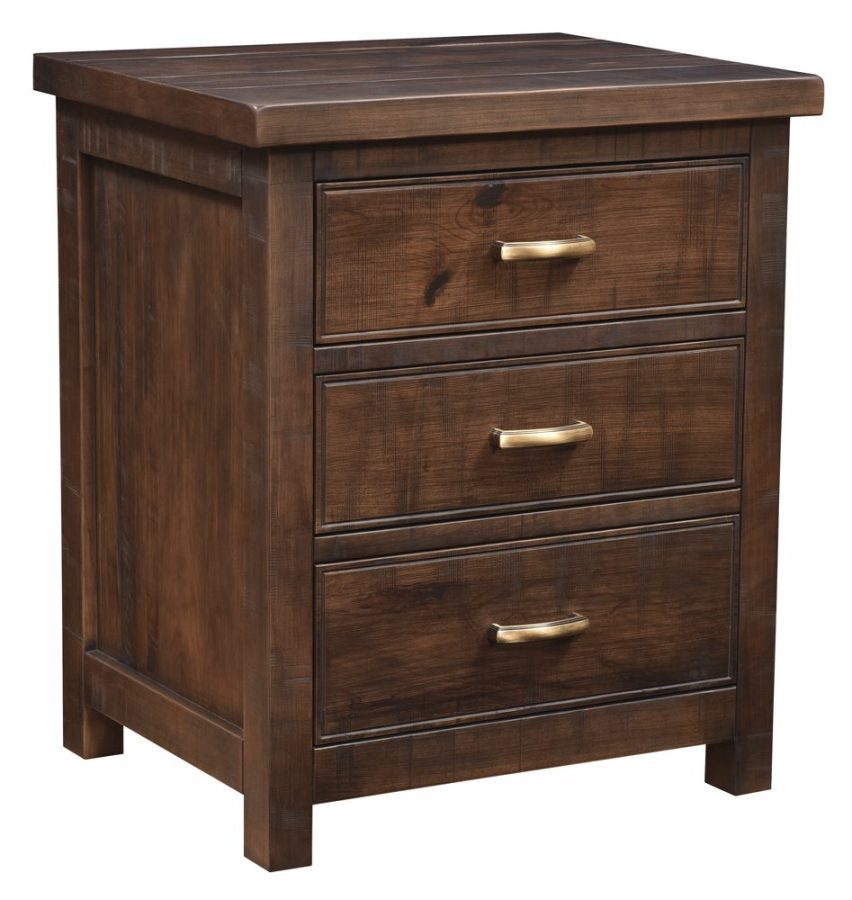 Timbermill Collection 3-Drawer Nightstand