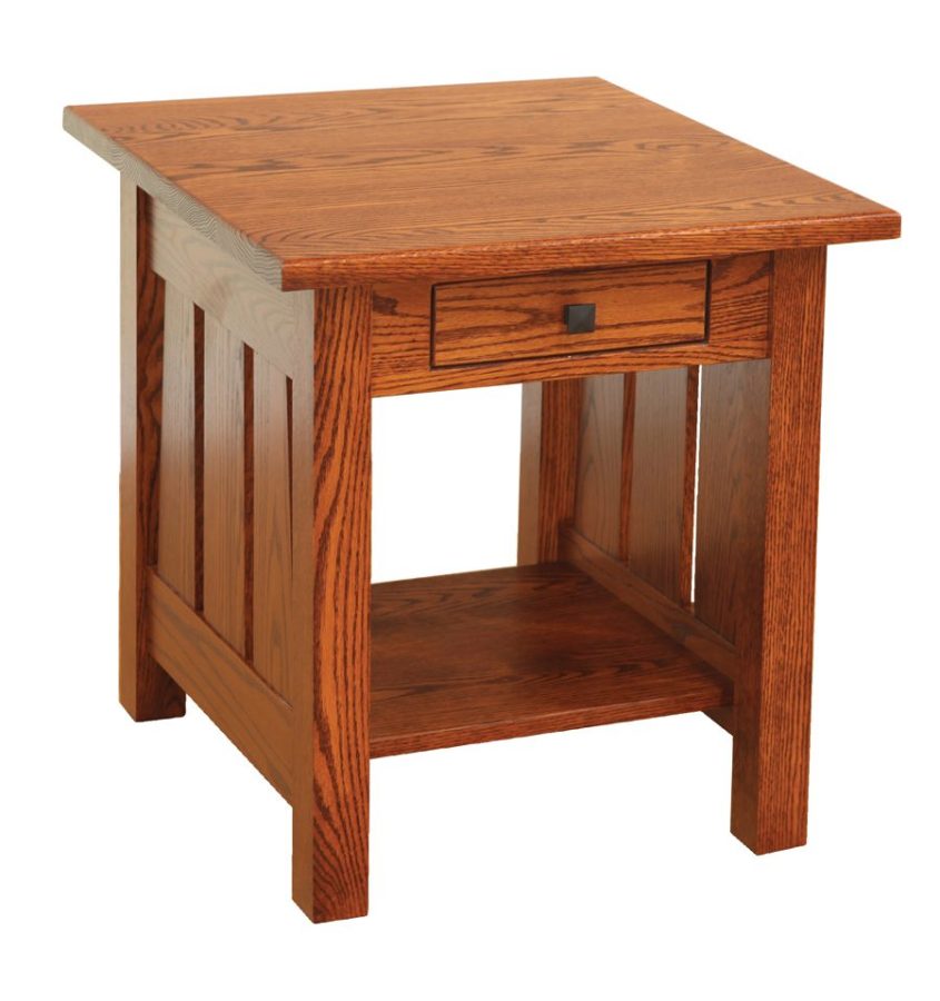 Canted Mission 22″ End Table