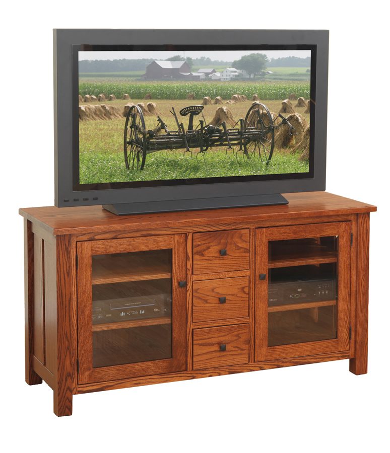 Canted Mission TV Stand
