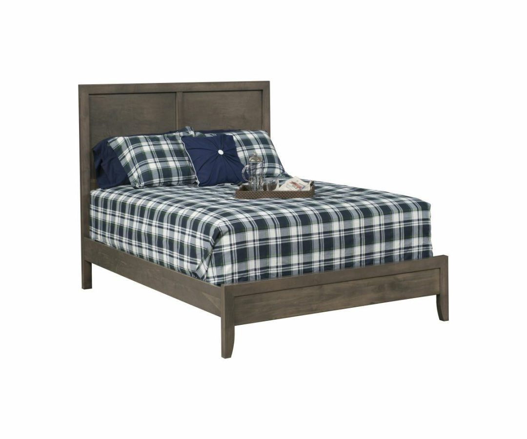 Barrington Bed w/Wood Panels and Low Footboard