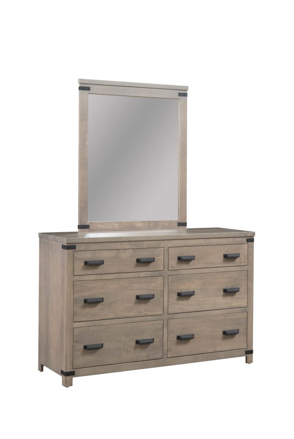 Lewiston 57″ Dresser shown w/mirror