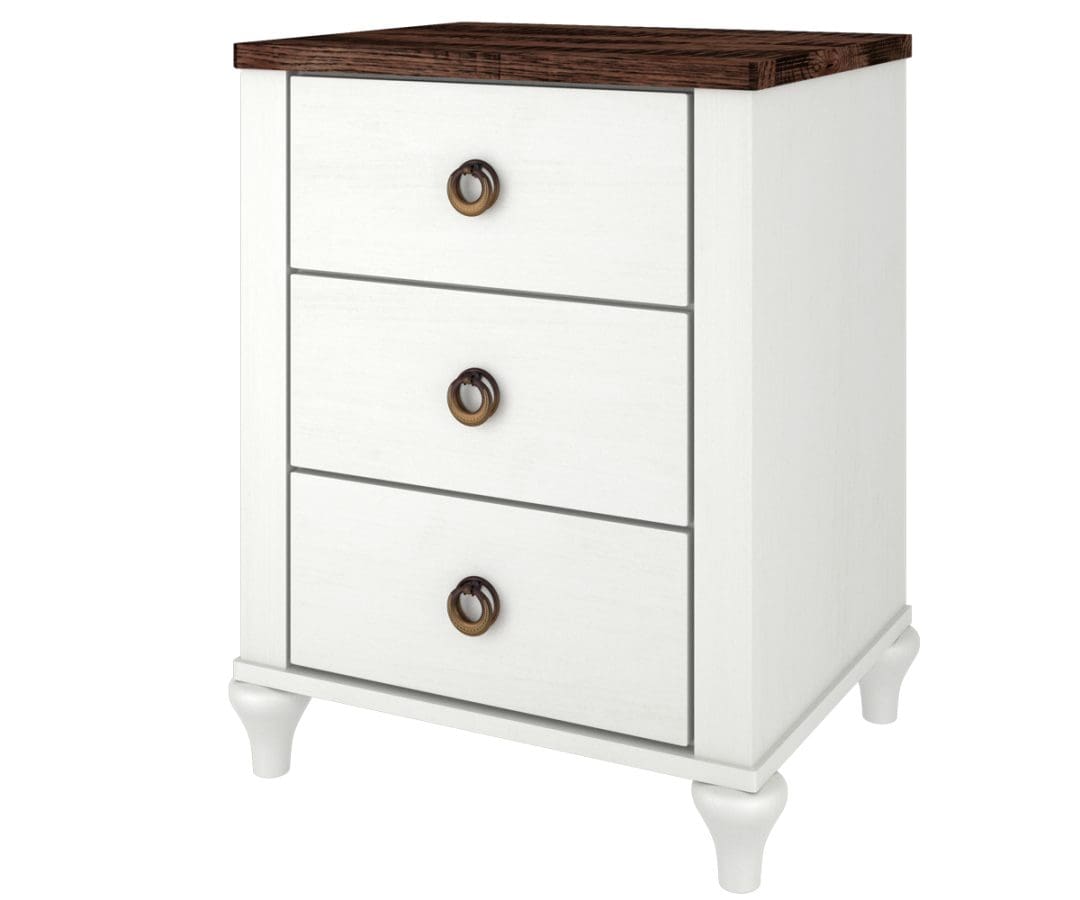 Alcan 3-Drawer Nightstand