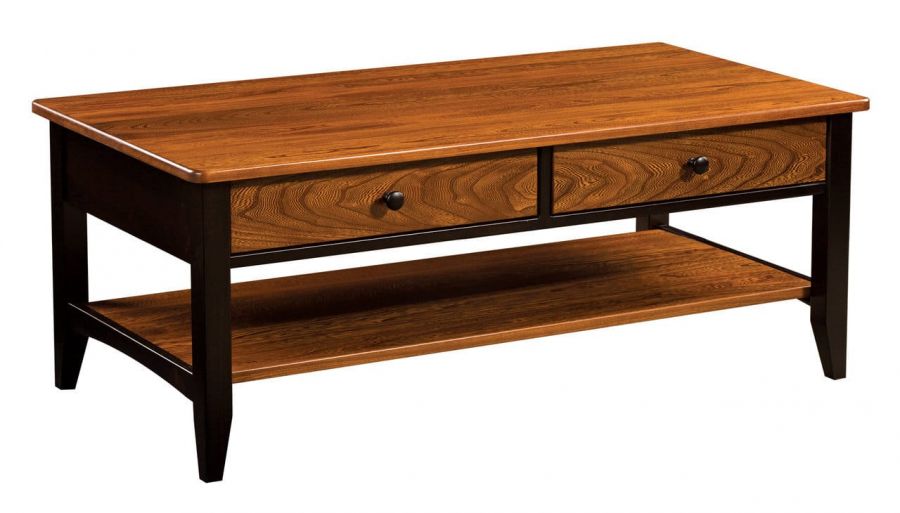 Denmark Collection 2-Drawer Coffee Table