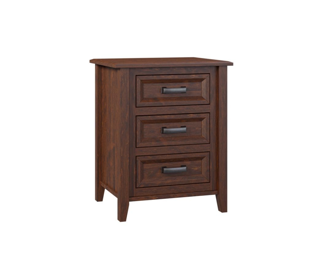 Ventura 3-Drawer Nightstand