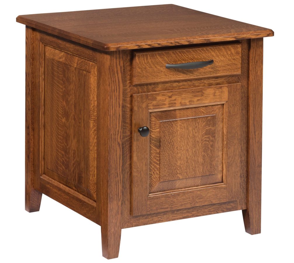 End Table w/1 Drawer, 1 Door
