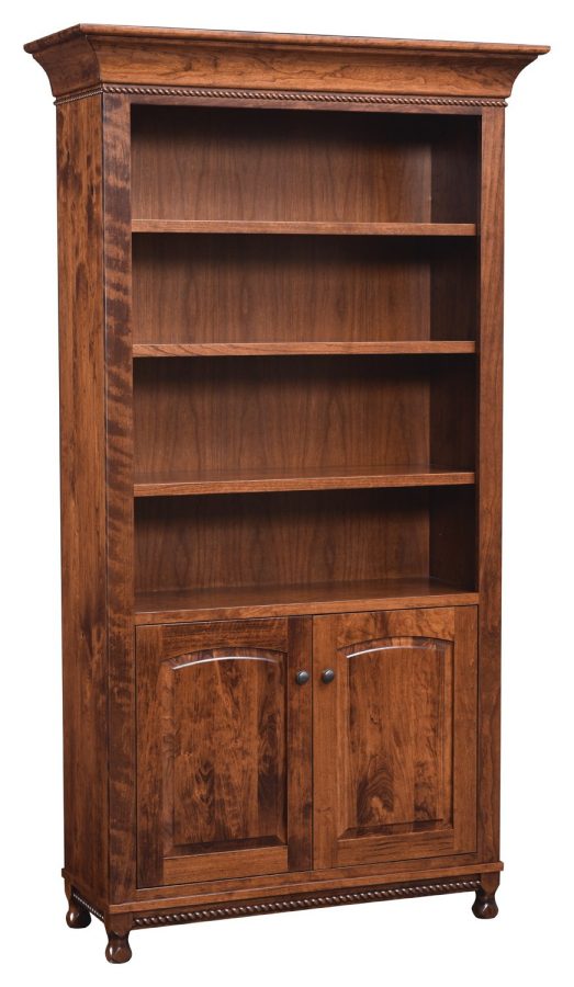 Henry Stephens 72″ Bookcase with Doors