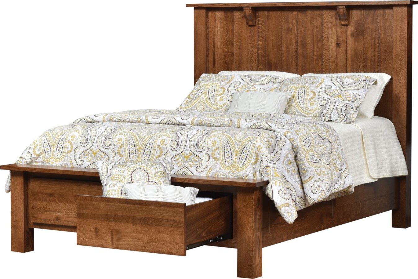 Koehler Creek Collection Bed w/Footboard Drawers