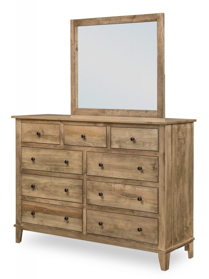 Madison 9 Drawer Dresser w/optional Mirror