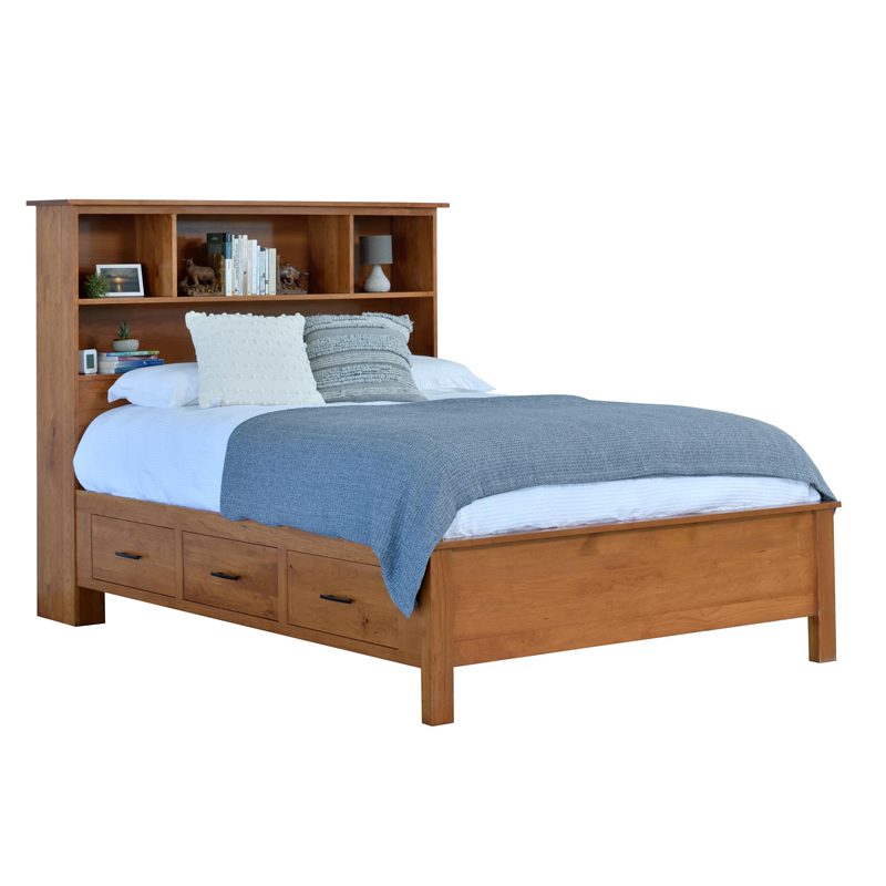 Williamsport Bookcase Bed with Drawers