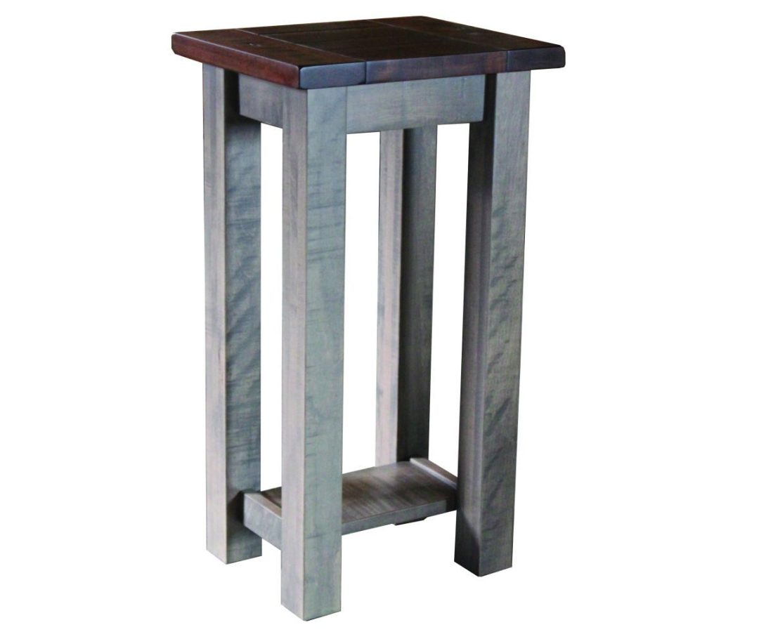 Seneca Chair Side Table w/ Wood Legs