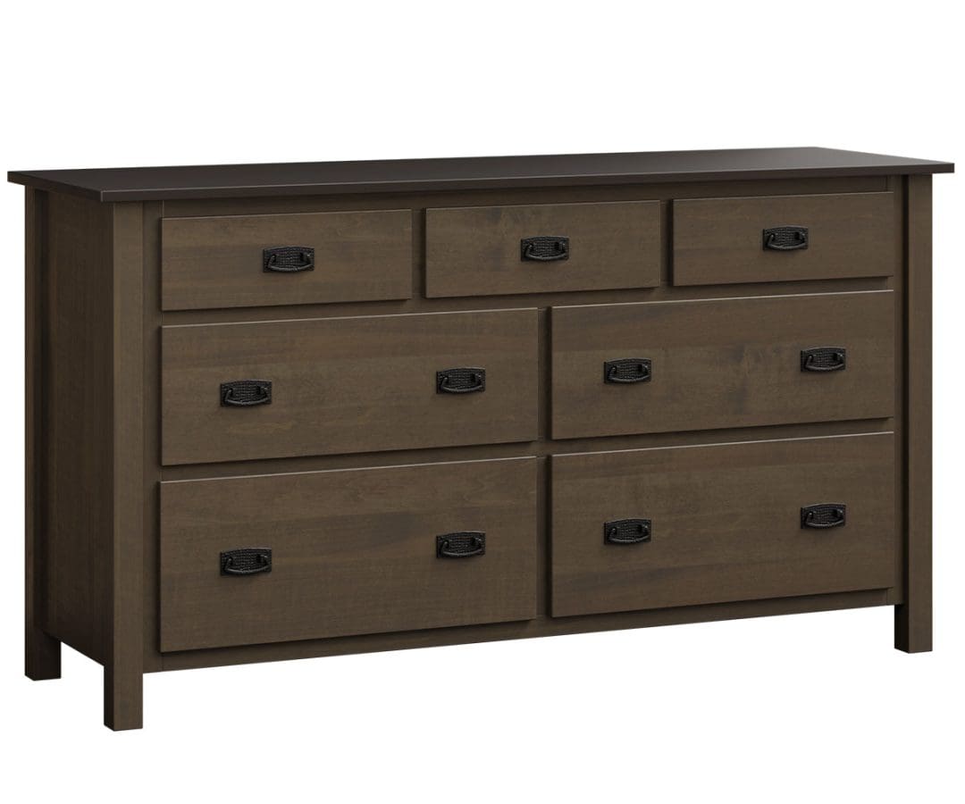 Dutch Country Mission 7-Drawer Dresser