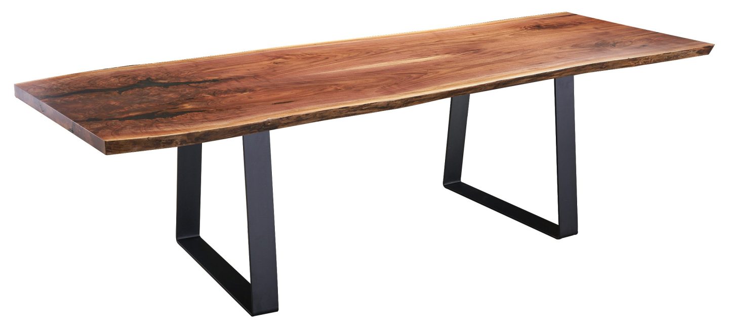 Walnut Bookmatch Dining Table
