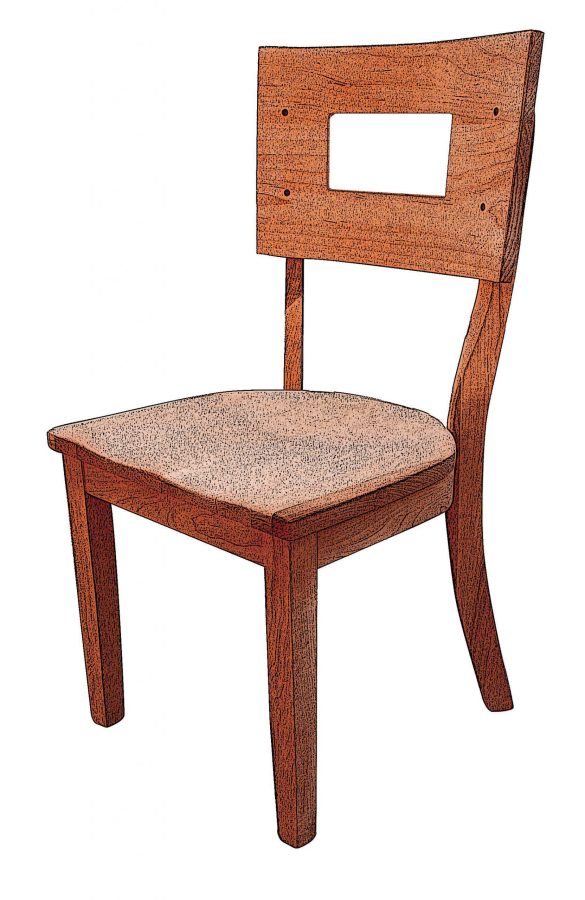 Moline Side Chair Open Back
