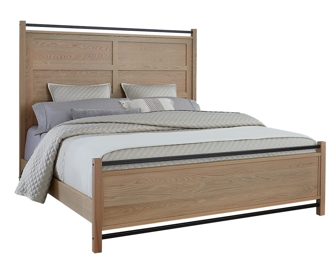 Abshire Wood Panel Bed