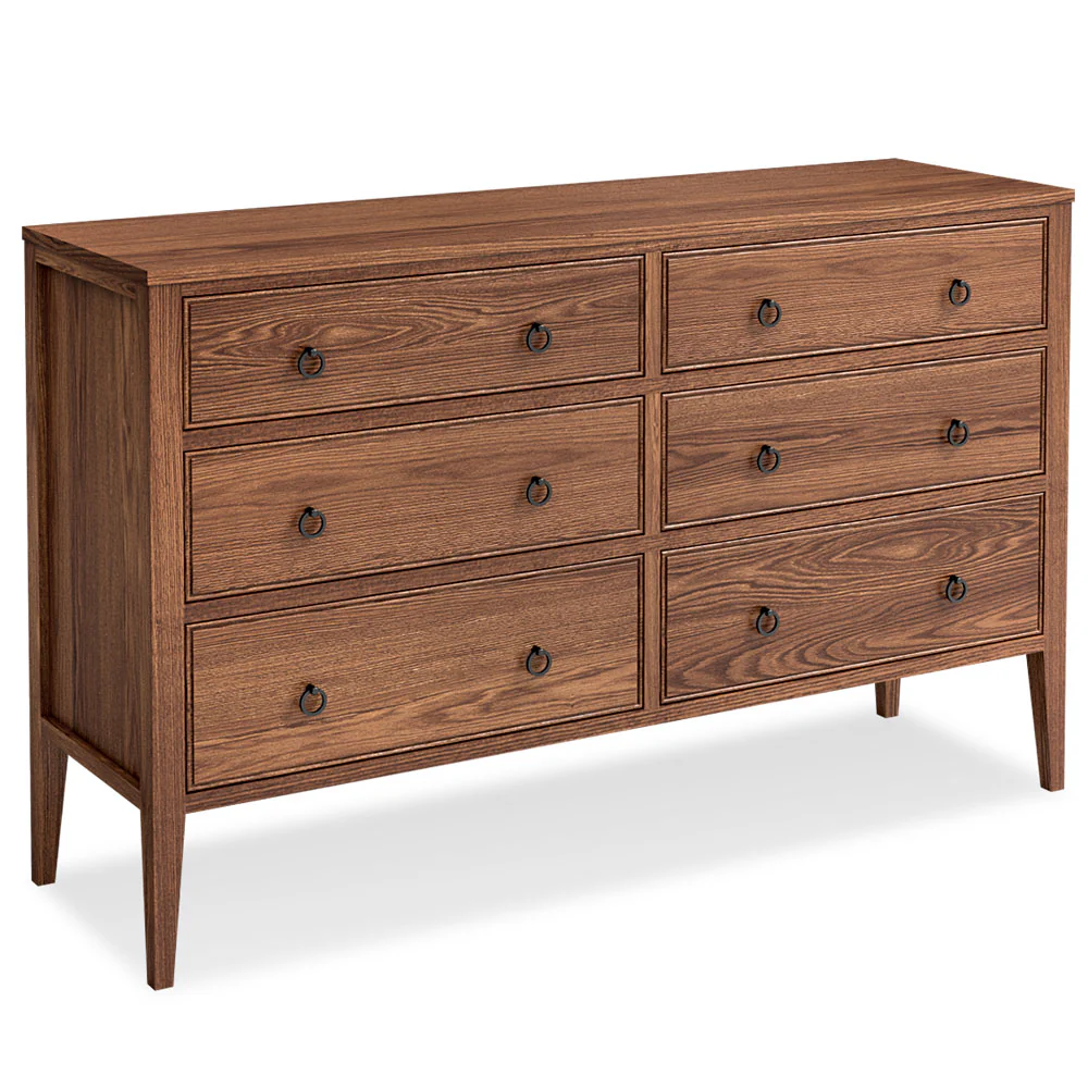 Hamptons 6 Drawer Dresser