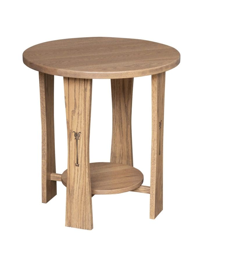 Signature Round End Table