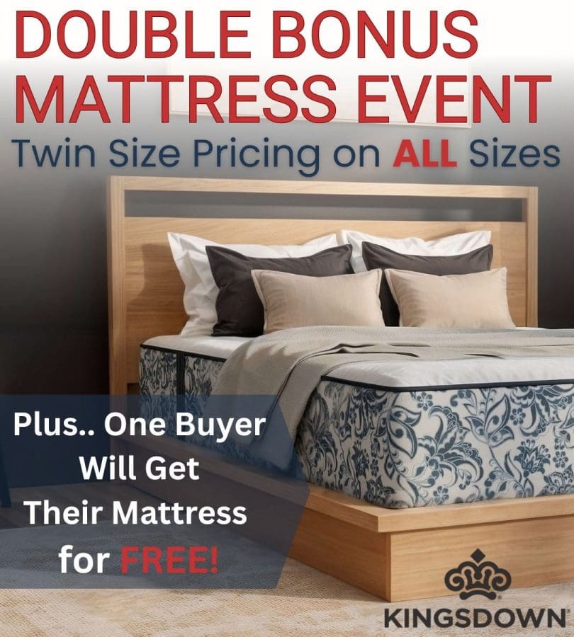 DOUBLE BONUS MATTRESS EVENT