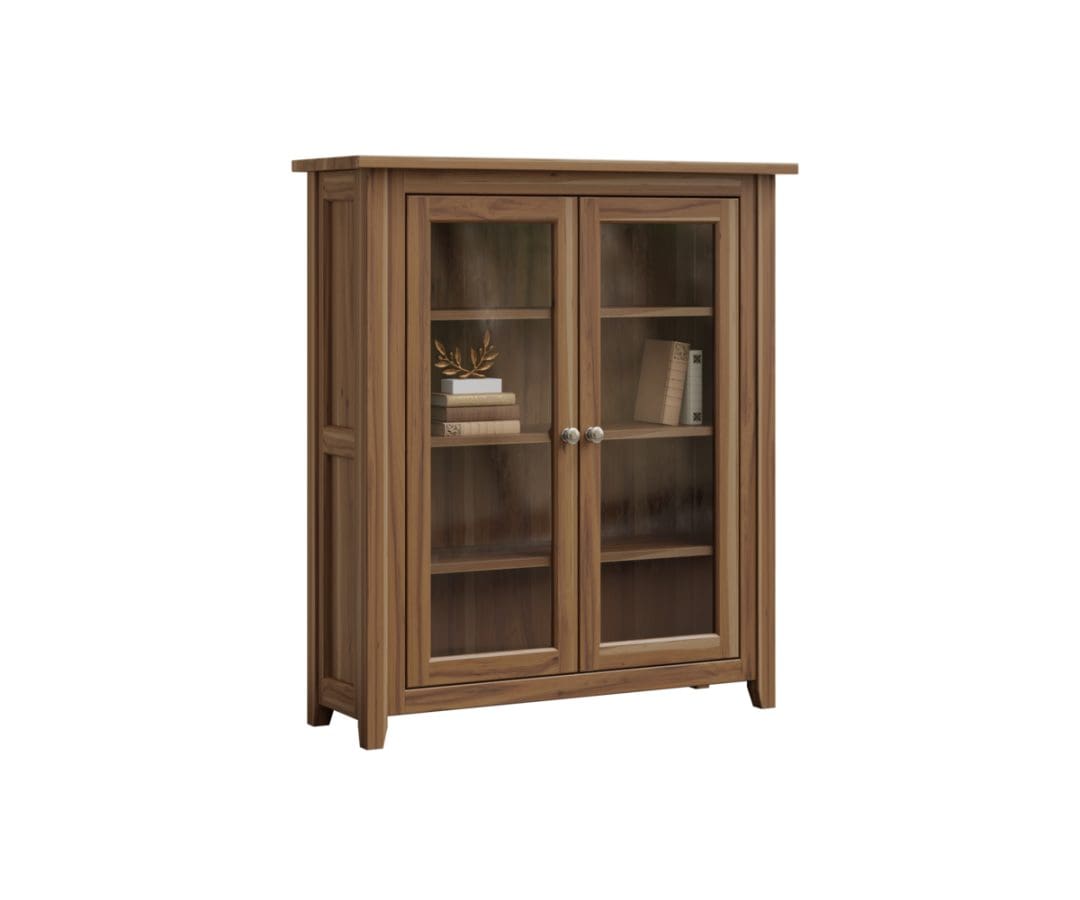Premier 48″ Bookcase W/ Glass doors