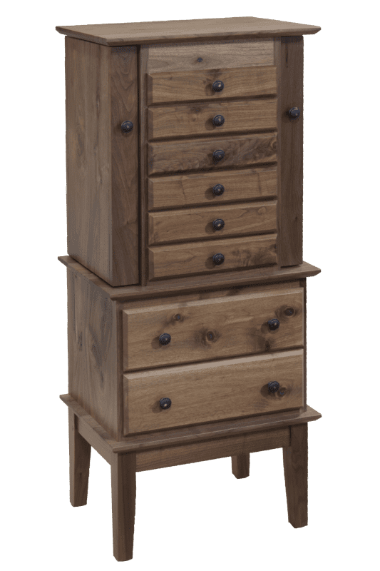 Split Deco Shaker Jewelry Armoire