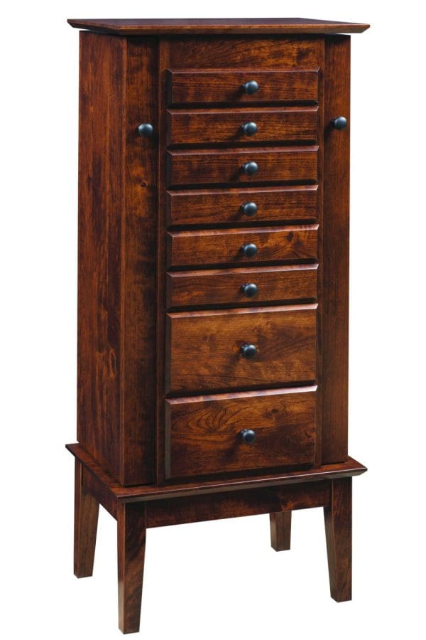 Winged Mill Shaker Jewelry Armoire