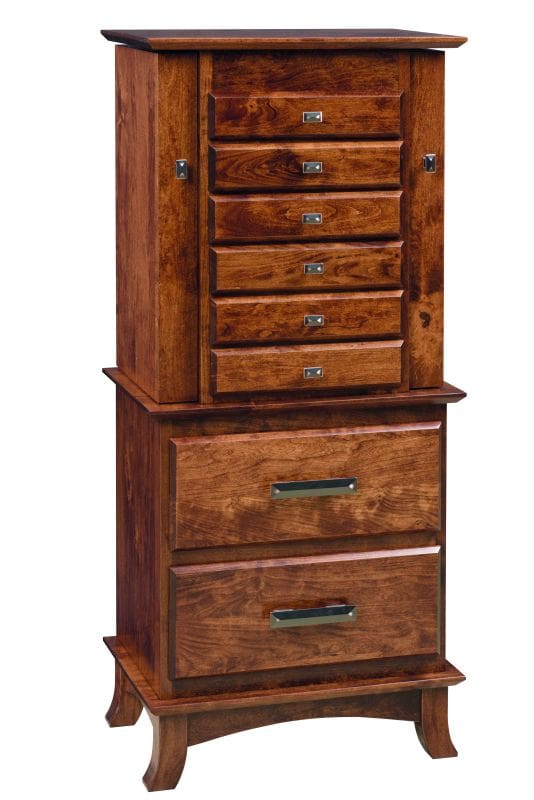 Split Shaker Jewelry Armoire