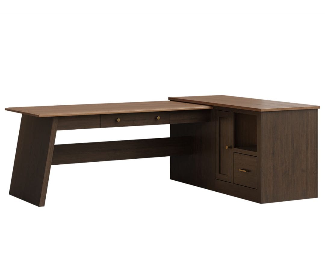 Prism Desk With Credenza