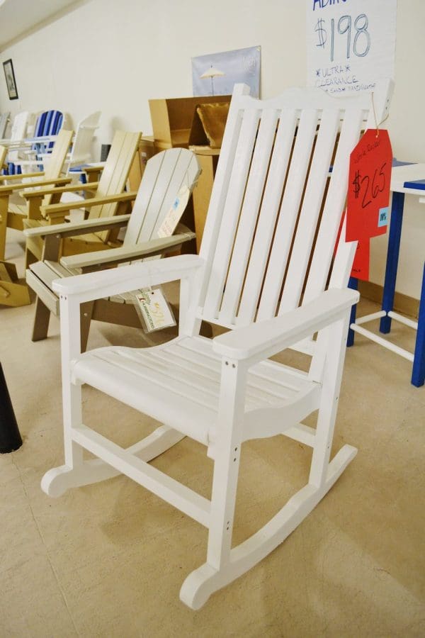 White Poly Rocker