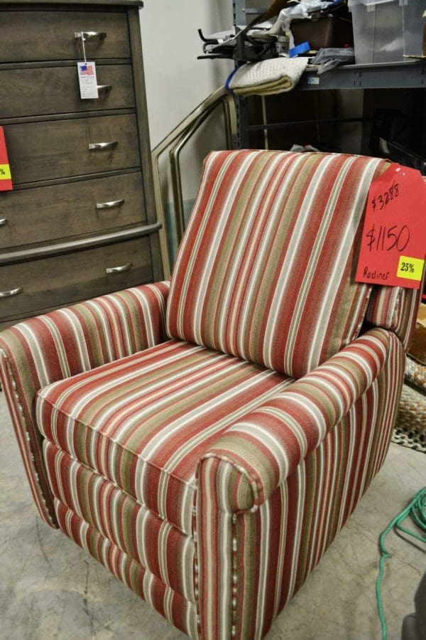 Striped Recliner