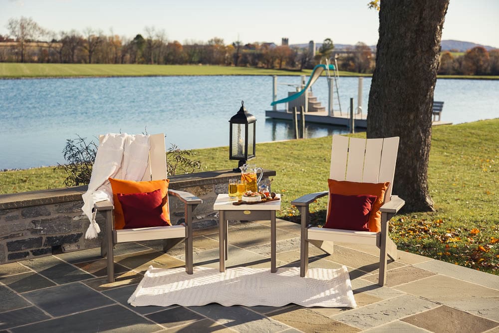 skyward poly patio furniture lakeside seating with dock slide background skyward poly patio furniture lakeside seating with dock slide background