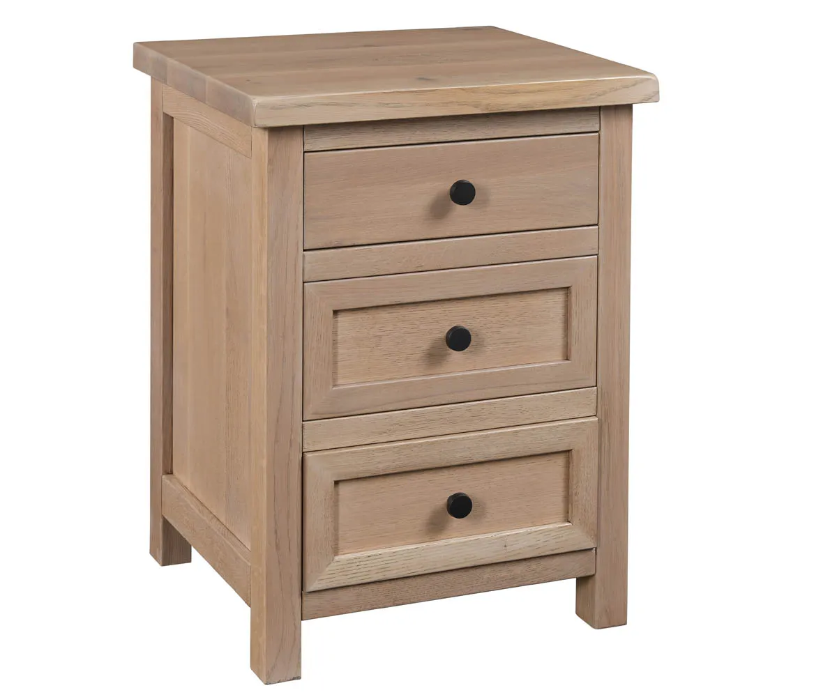 Chloe 3-Drawer Nightstand